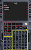 PMDG CDU Keypad Map