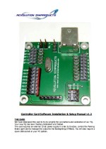 Revsim Controller Card Manual