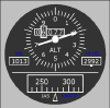 Boeing Style Altimeter/ASI Standby Instrument - Click to Zoom