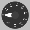 737 Flaps Gauge from FSXpand - Click To Zoom