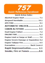 BOEING B757 Quick Reference Handbook